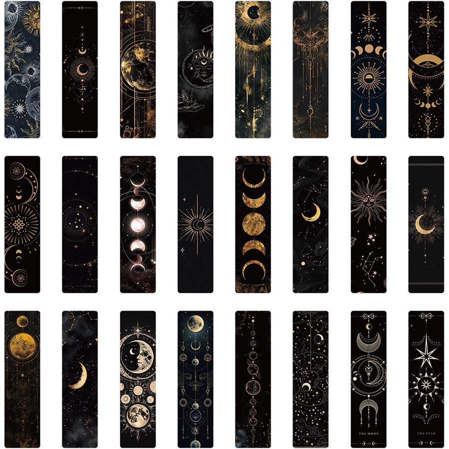 Olivenorma Celestial Sun Moon Star Tarot Style Bookmark - image 7