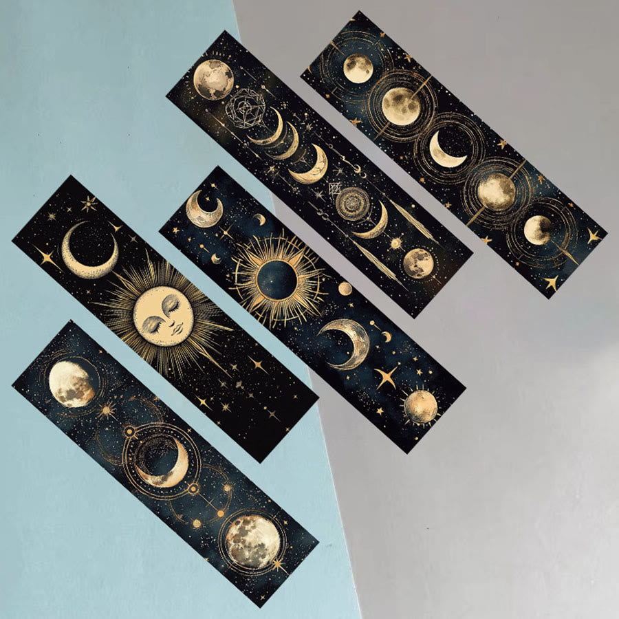 Olivenorma Mystical Lunar Phase Cosmic Celestial Bookmark - image 5
