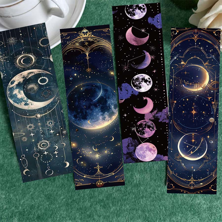 Olivenorma Celestial Moon Phase Astrological Bookmark - A set of 30 cards - image 0
