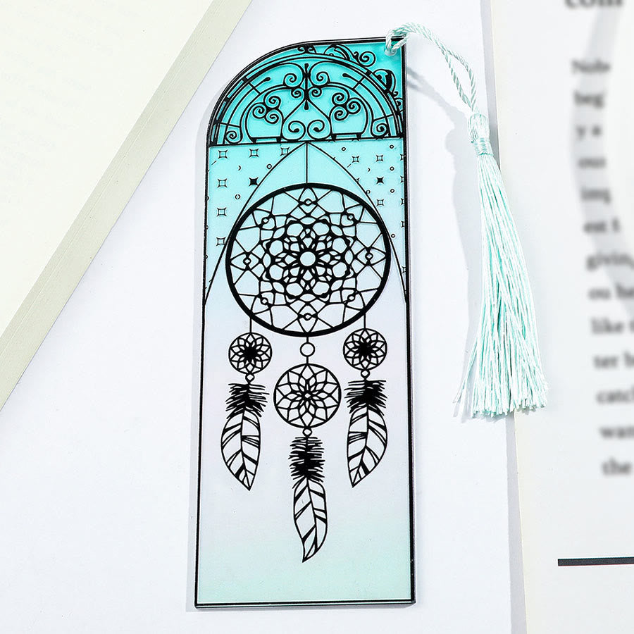 Olivenorma Mandala Geometric Pattern Acrylic Bookmark - image 4