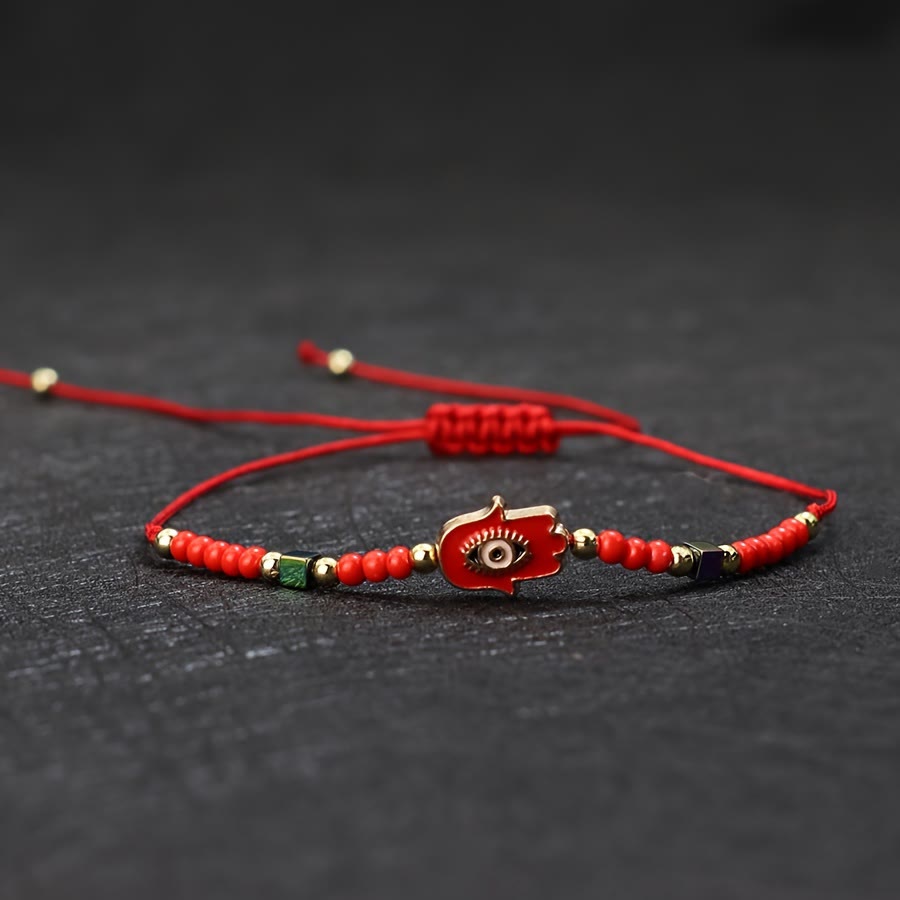 FREE Today: Fatima Eye Boho-Chic Adjustable Nylon Rope 12Pcs Bracelet Set - image 5