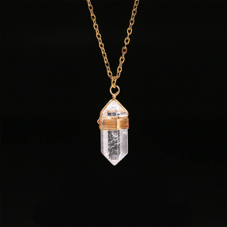FREE Today: Wire Wrapped Crystal Pendant Necklace: Healing Gemstone Jewelry - Clear Quartz - image 8