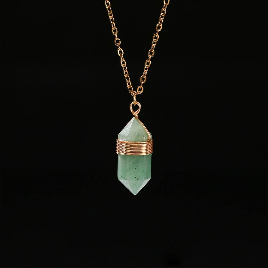 FREE Today: Wire Wrapped Crystal Pendant Necklace: Healing Gemstone Jewelry - Green Aventurine - image 14