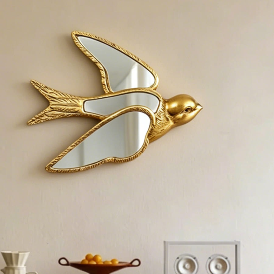 Olivenorma Stunning Dragonfly Wall Art For Home Retro Gold Resin Glasst Wall Hanging Decoration - image 23