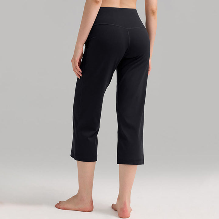 Olivenorma High Waist Capri Wide Leg With Pockets Yoga Fitness Women's Pants - image 12