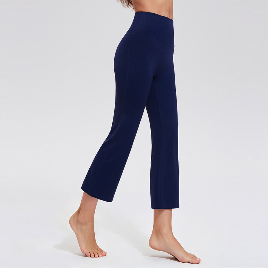 Olivenorma High Waist Eight Points Micro Flare Slim Yoga Fitness Women's Pants - image 13