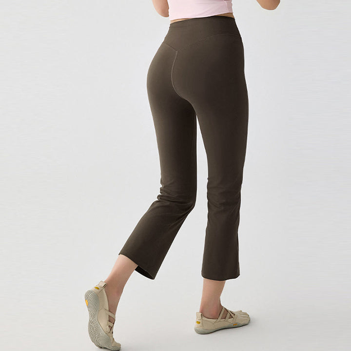 Olivenorma Fold Over Crossover Waist Loose Harem Jogger Yoga Women's Pants - image 2