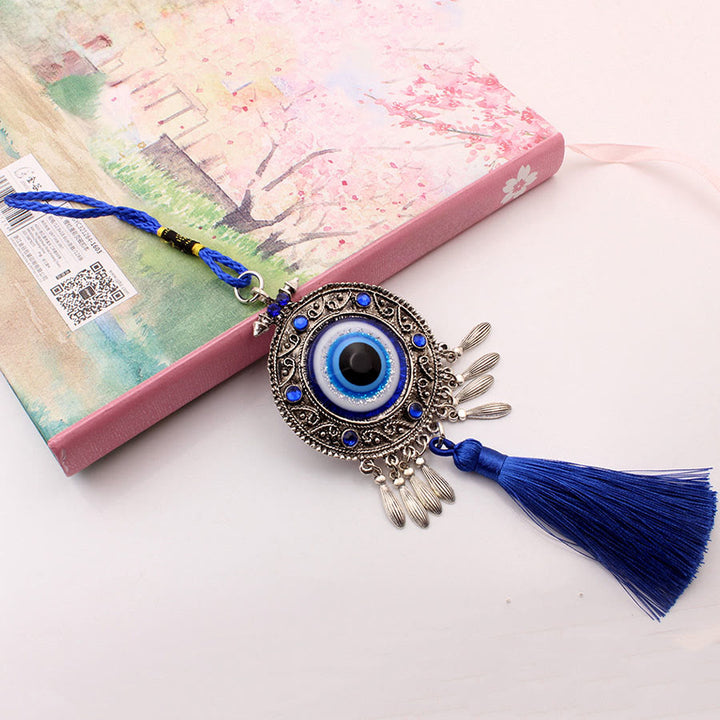 Olivenorma Traditional Protection Evil Eye Tassel Wall Hanging Ornament - image 1
