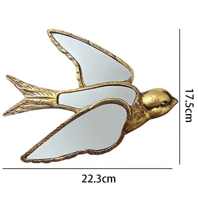 Olivenorma Stunning Dragonfly Wall Art For Home Retro Gold Resin Glasst Wall Hanging Decoration - image 26