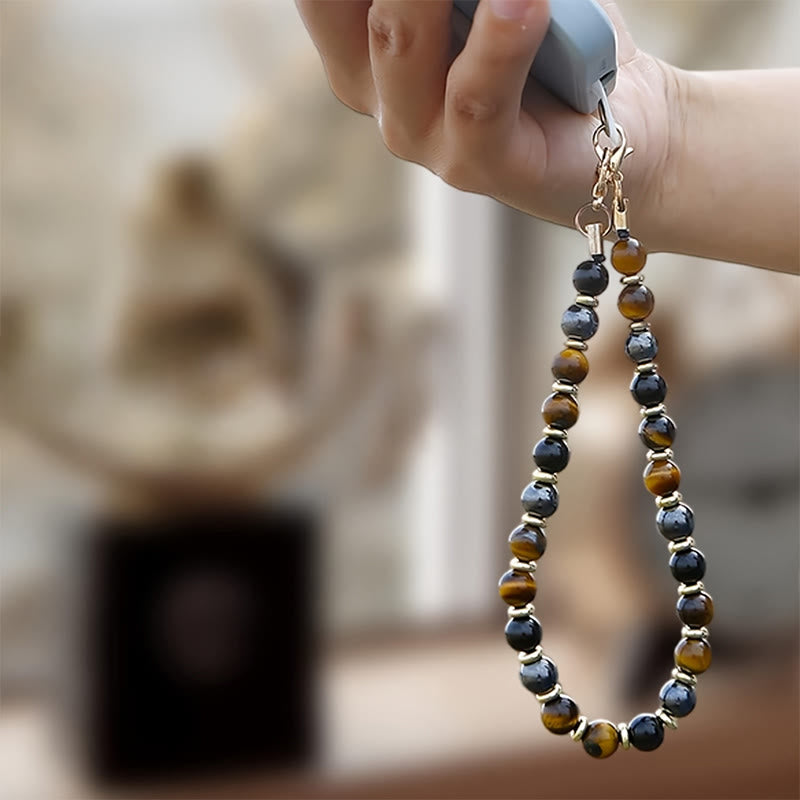Olivenorma Chic Hand Assembled Beaded Protective Portable Phone Chain Strap - image 2