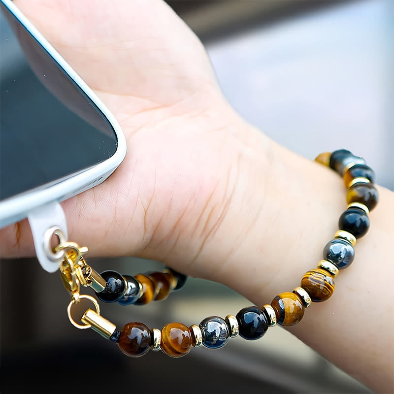 Olivenorma Chic Hand Assembled Beaded Protective Portable Phone Chain Strap - image 3