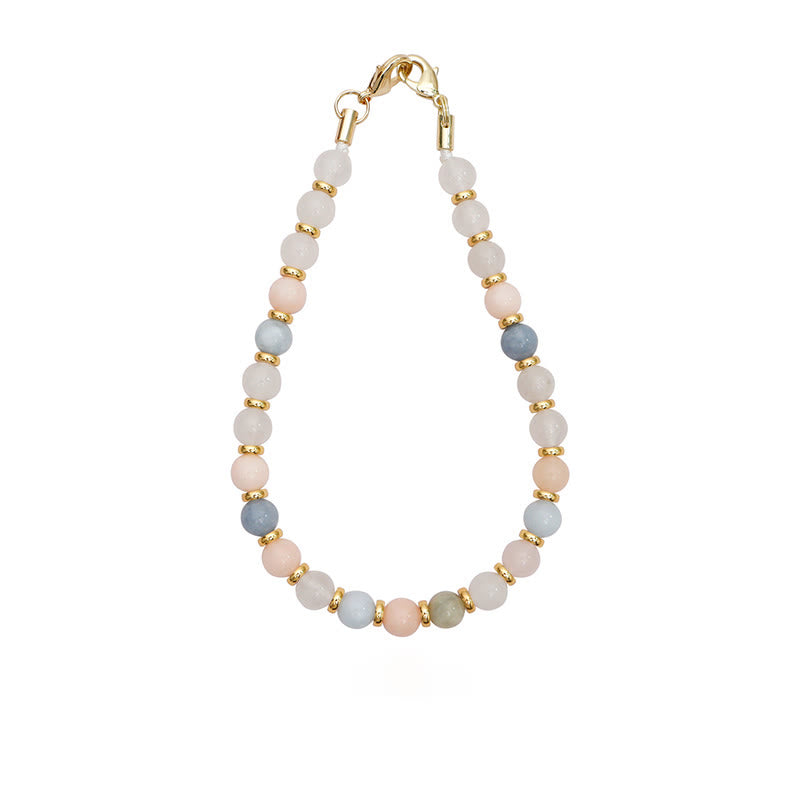 Olivenorma Handmade Natural Gemstone Beaded Wrist Anti-Lost Phone Chain Strap - Natural Stone - image 6