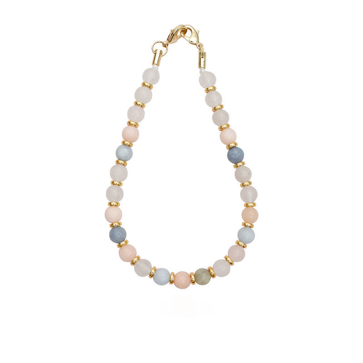 Olivenorma Handmade Natural Gemstone Beaded Wrist Anti-Lost Phone Chain Strap - Natural Stone - image 6