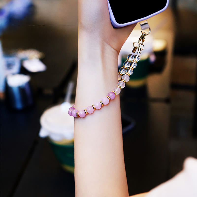 Olivenorma Handcrafted Gradient Beaded Wrist Anti-Lost Phone Chain Strap - image 3