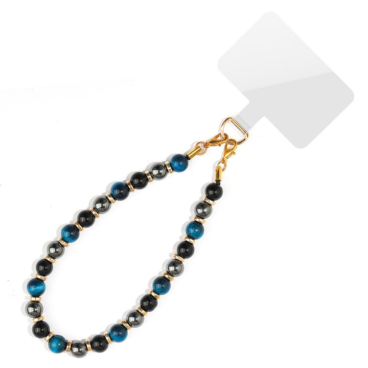 Olivenorma Chic Hand Assembled Beaded Protective Portable Phone Chain Strap - Blue Tiger's Eye - image 17