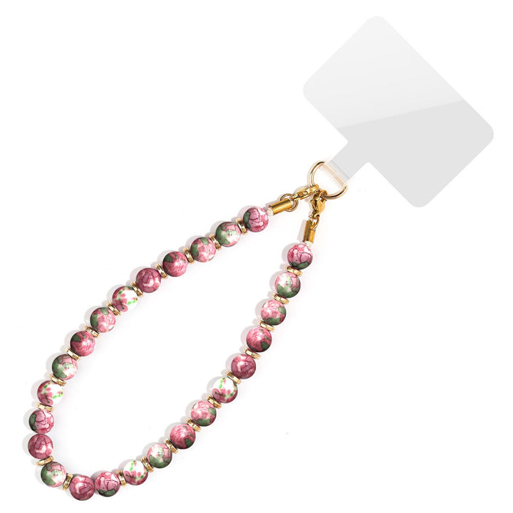 Olivenorma Chic Hand Assembled Beaded Protective Portable Phone Chain Strap - Natural Stone - image 27