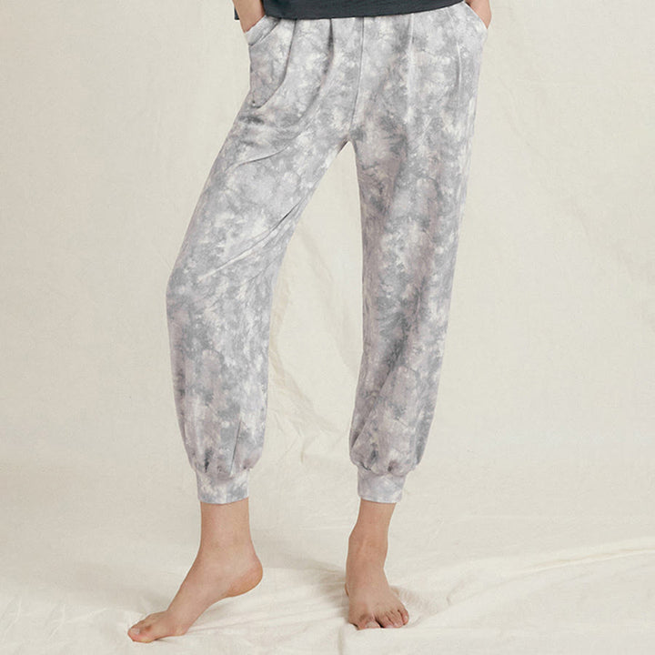 Olivenorma High Waist Pleated Cuffed Harem Casual Yoga Women's Pants - image 13