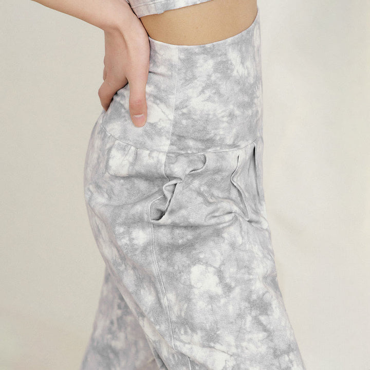 Olivenorma High Waist Pleated Cuffed Harem Casual Yoga Women's Pants - image 11