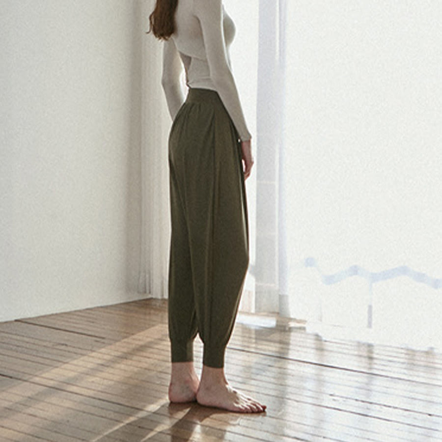 Olivenorma Ultra High Waist Pleated Loose Harem Jogger Yoga Women's Pants - image 19