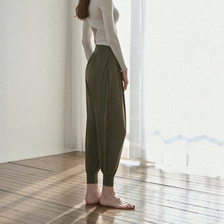 Olivenorma Ultra High Waist Pleated Loose Harem Jogger Yoga Women's Pants - image 19