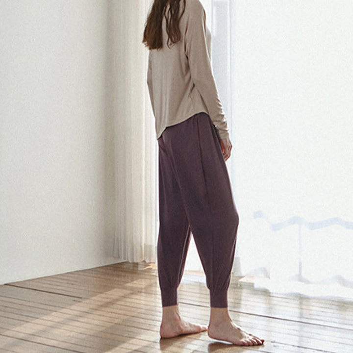 Olivenorma Ultra High Waist Pleated Loose Harem Jogger Yoga Women's Pants - image 7