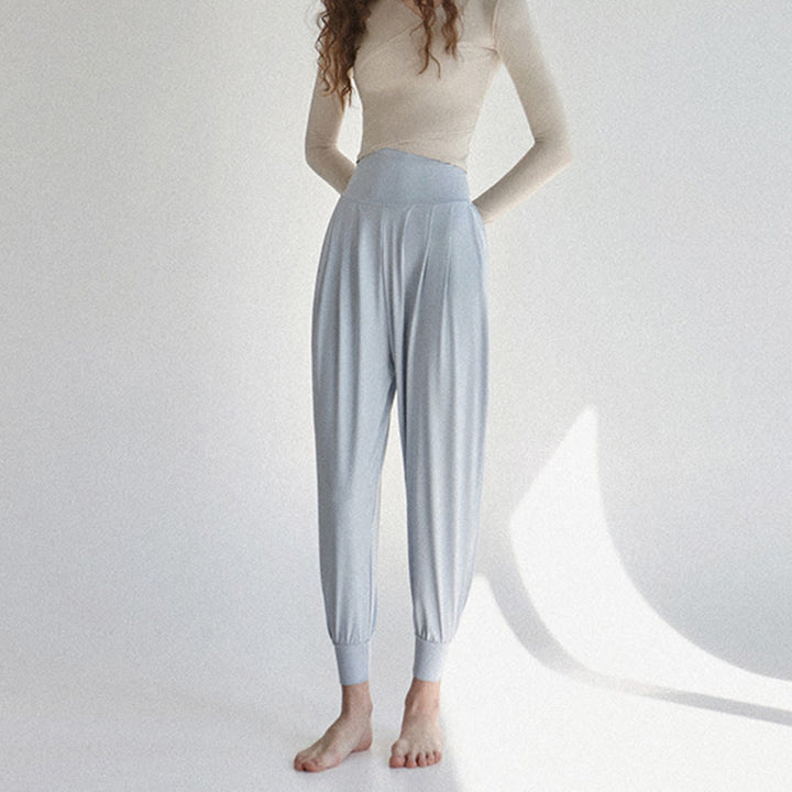 Olivenorma Ultra High Waist Pleated Loose Harem Jogger Yoga Women's Pants - image 12