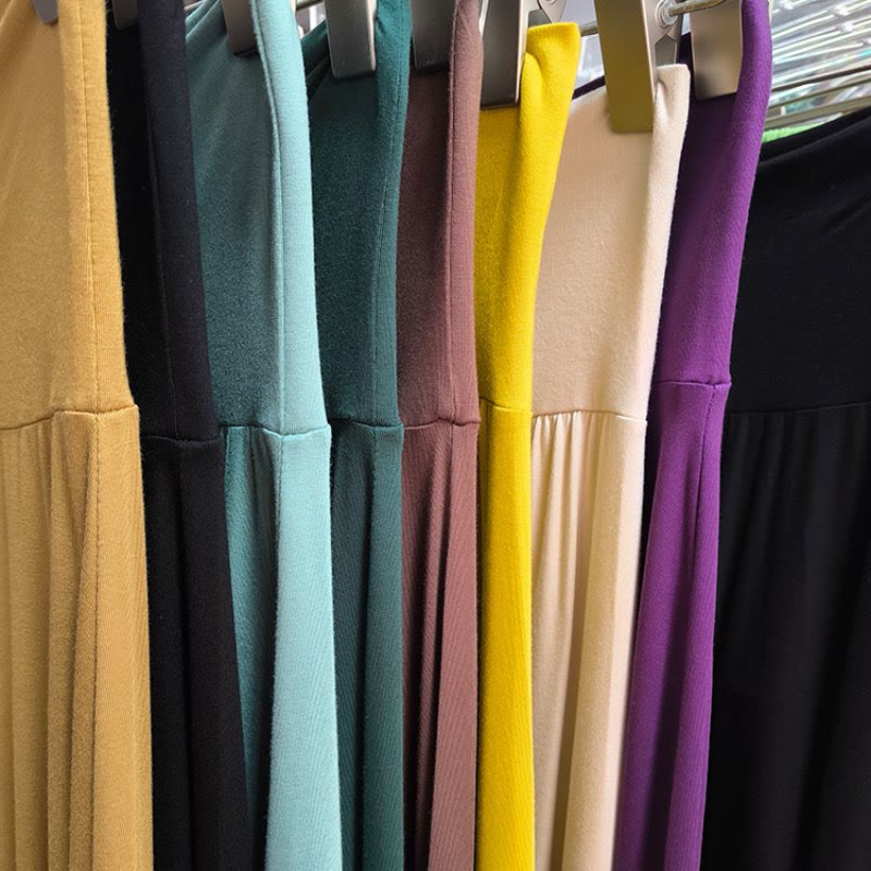 Olivenorma High Waist Shirred Loose Straight Leg Yoga Women's Pants - image 12