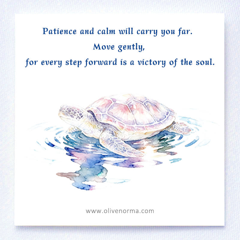 Olivenorma Calm & Steady Journey Turtle Gemstone Decoration - image 1