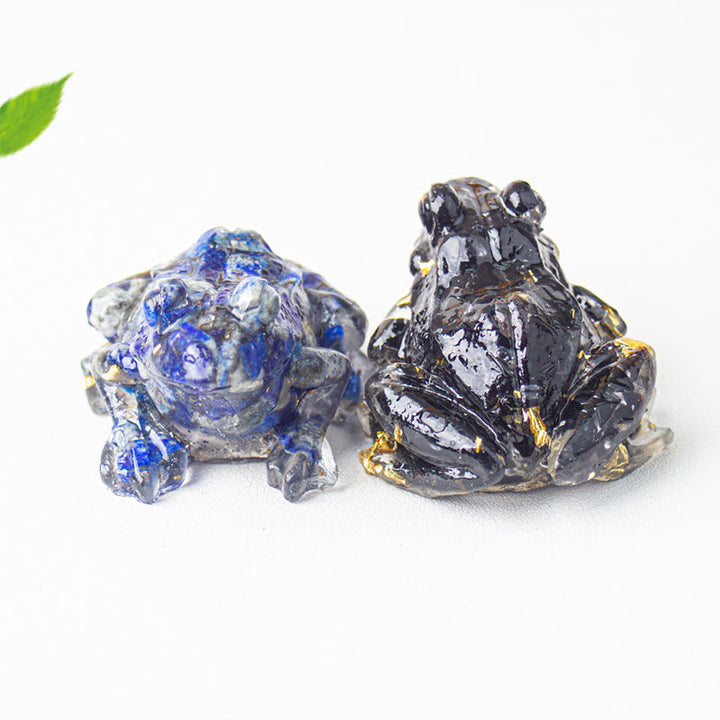 Olivenorma Renewal Leap Gem Frog Figurine Gemstone Decoration - image 4