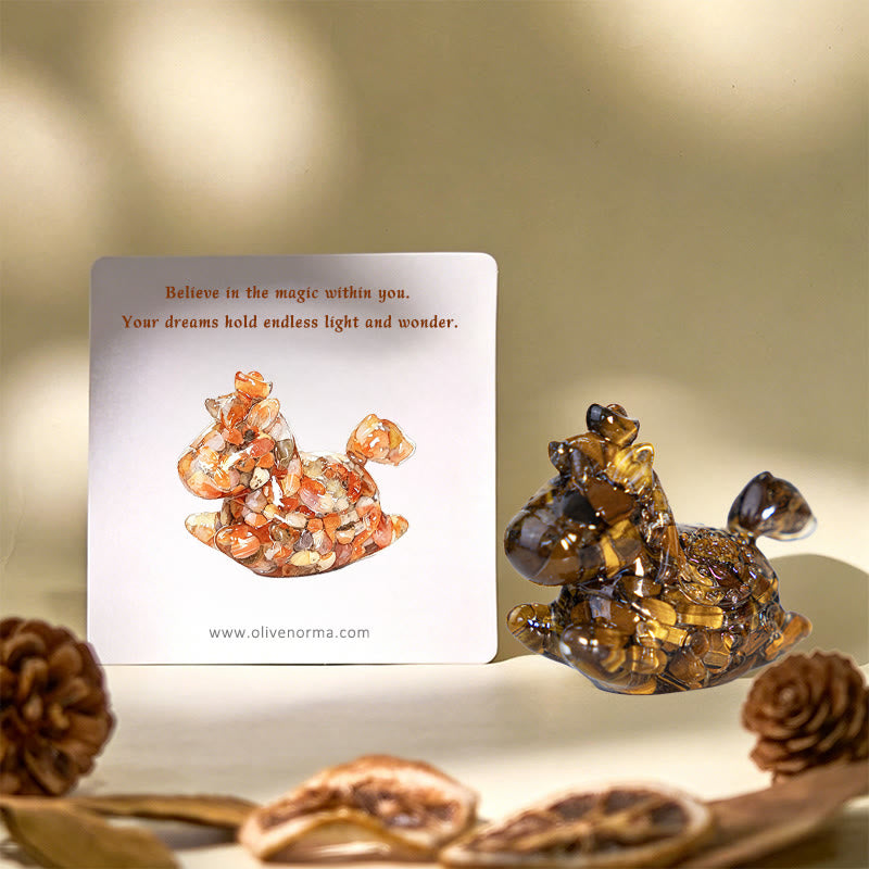 Olivenorma Dream & Wonder Spirit Unicorn Gemstone Decoration - image 0