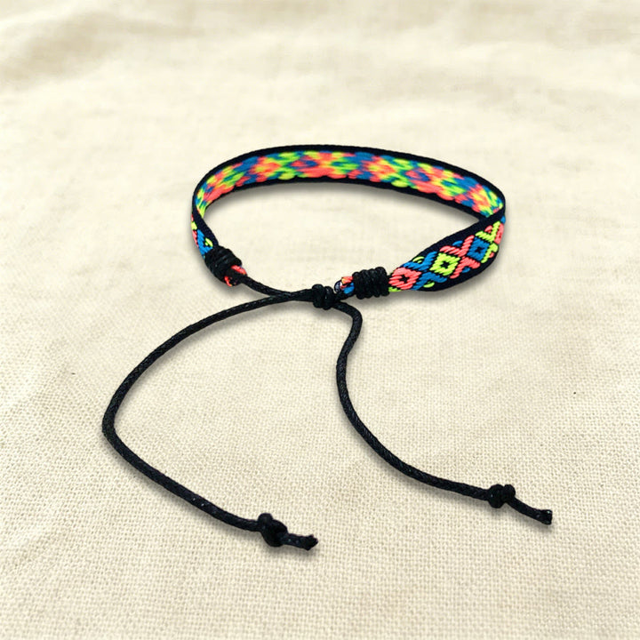 Olivenorma Casual Boho Adjustable Everyday Wear Braided Bracelet - Multicolor Diamond - image 34