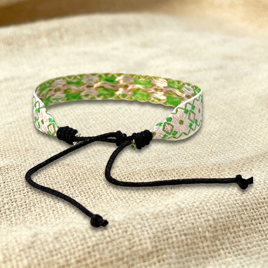 Olivenorma Multicolor Tribal Pattern Adjustable Friendship Braided Bracelet - image 24