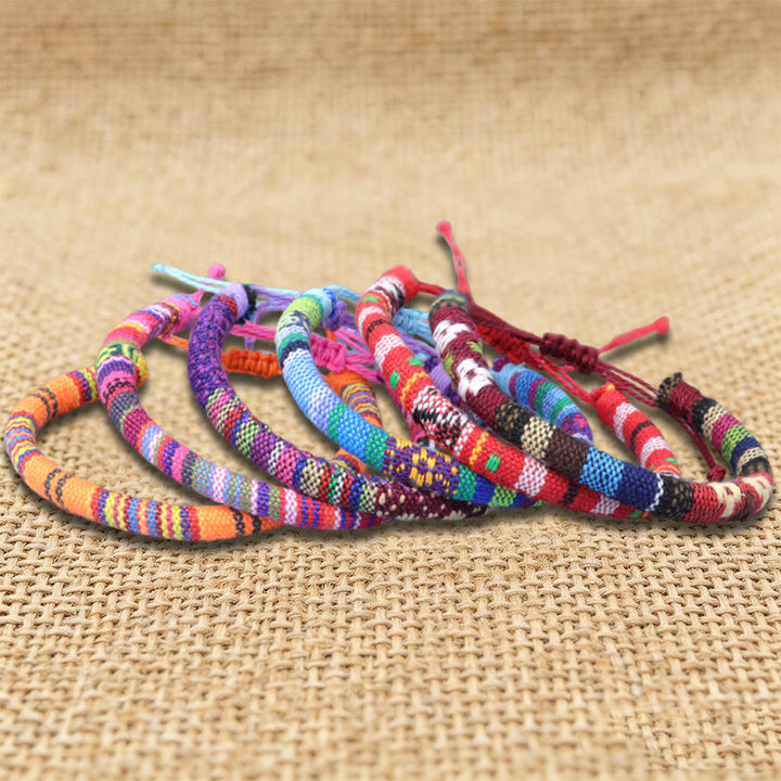FREE Today: Bohemian Ethnic Pattern Handmade Cotton Thread Friendship Braided Bracelet - image 0
