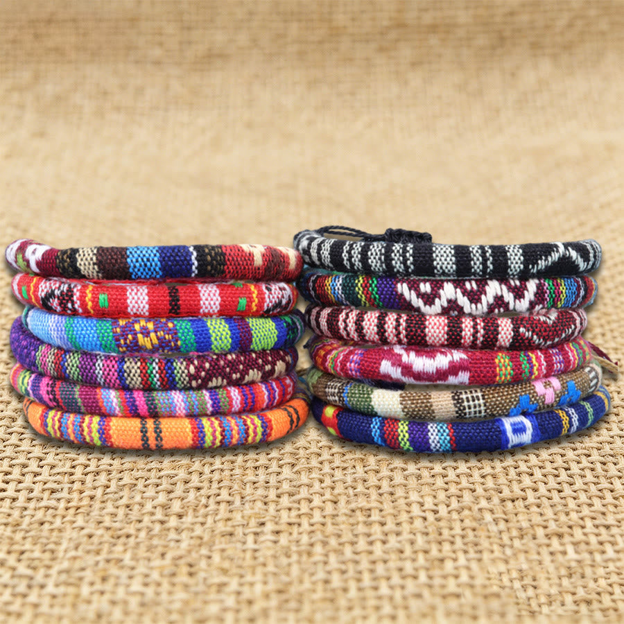 FREE Today: Bohemian Ethnic Pattern Handmade Cotton Thread Friendship Braided Bracelet - image 4