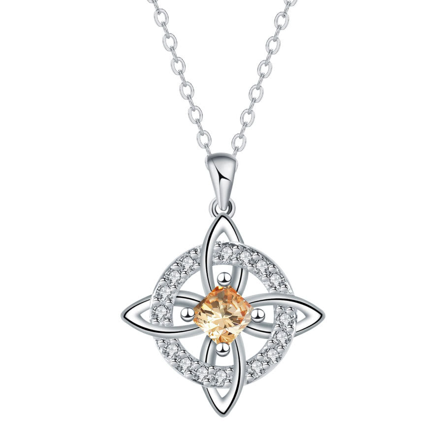 FREE Today: Birthstone Witches Knot Necklace - March - image 4