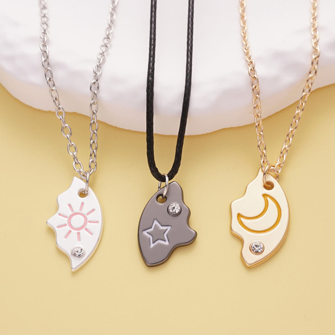 FREE Today: 3Pcs Star Moon Sun BFF Necklace Keychian - image 8