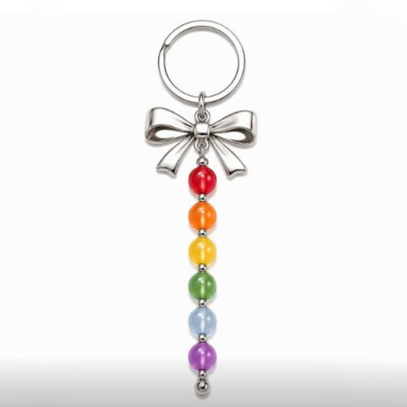 FREE Today: Rainbow Colored Necklace Colorchanging Dopamine Chain 8mm Beaded Bracelet & Earrings - image 12