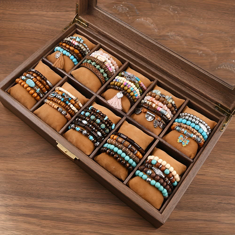 FREE Today: Women's Boho Beaded Layered Charm Bracelet 6Pcs Set - image 48