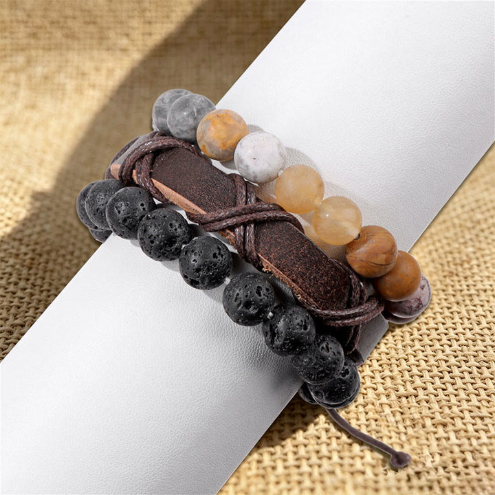 Olivenorma Stackable Multi-Layer Handmade Boho Ethnic Bracelet - image 16