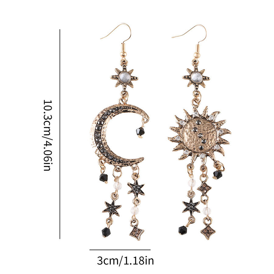 FREE Today: Retro Sun Moon and Stars Celestial Boho Earrings - image 4