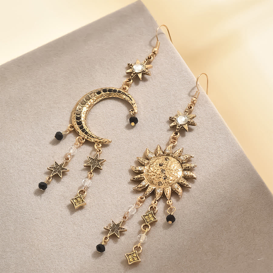 FREE Today: Retro Sun Moon and Stars Celestial Boho Earrings - image 6