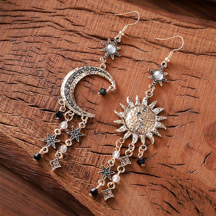 FREE Today: Retro Sun Moon and Stars Celestial Boho Earrings - image 3