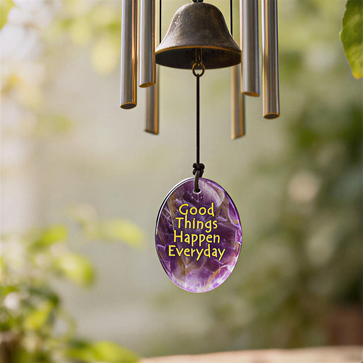 Olivenorma "Good Things Happen Everyday" Positive Quote Natural Gemstone Worry Stone - image 5