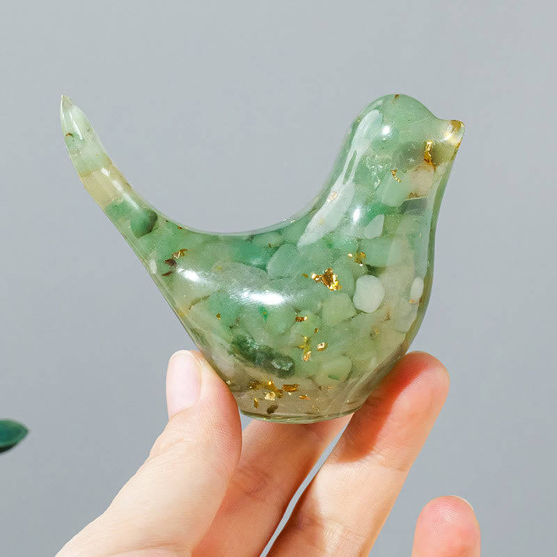 Olivenorma Natural Crystal Bird Sculpture Gemstone Decoration - image 70