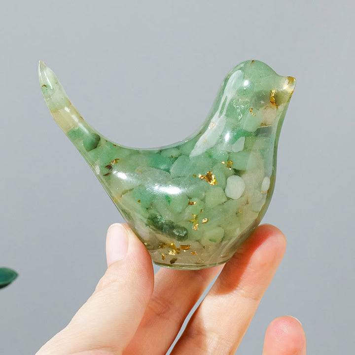 Olivenorma Natural Crystal Bird Sculpture Gemstone Decoration - image 70