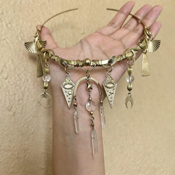 FREE Today: Red Crystal Moon Pagan Goddess Witch's Oath Choker Necklace - image 7