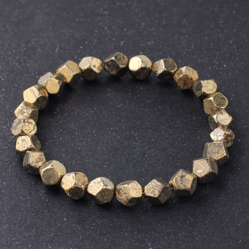 Olivenorma Success & Abundance - Powerful Crystal Spiritual Bracelet - Pyrite - image 1