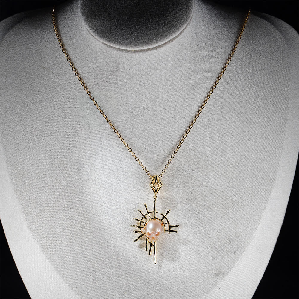 FREE Today: Skull Carved Pearl Dream Catcher Pendant Necklace - image 4