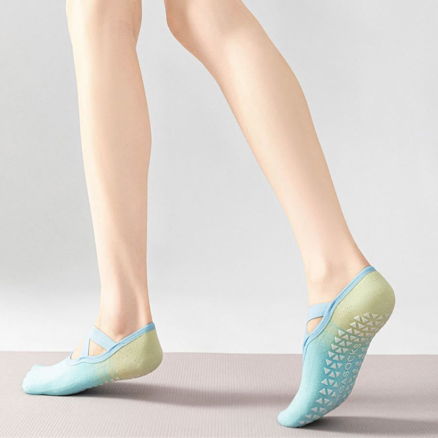 Olivenorma Comfortable Ballet Style Non-Slip Indoor Fitness Women's Yoga Socks - image 5