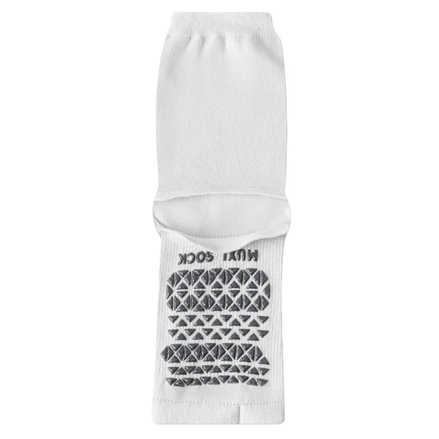 Olivenorma Breathable Mid-Calf Non-Slip Socks with Open Toe & Heel Women's Yoga Socks - White - 10 Pairs - image 4